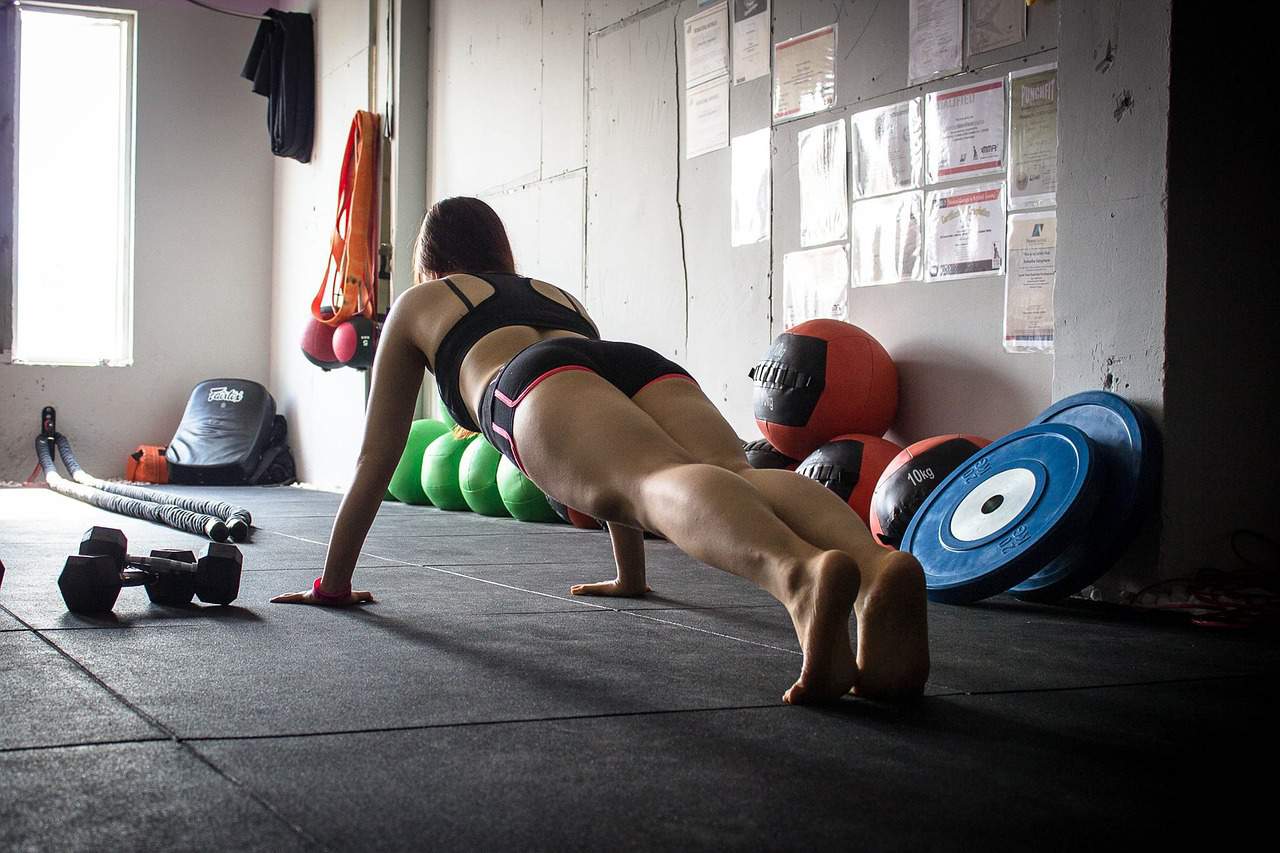 Krachttraining vrouw