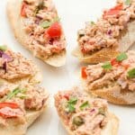 Bruschetta met tonijnsalade
